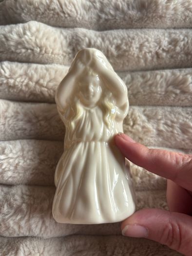 Vintage Belleek Ireland "Undine" Water Nymph Cream Pitcher (1965-1980)