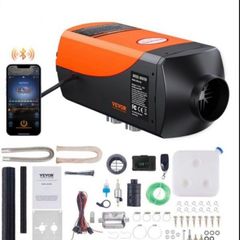 Bluetooth App Control Diesel Air Heater, 12V 5-8KW Diesel Heater with Automatic Altitude Adjustment, Remote Control and LCD, Diesel Parking Heater for RV Trailer Camper Van Boat