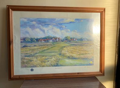 Limited edition print of Muirfield by Hugh Dodd.
