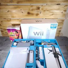 nintendo wii boxed ,2 controllers,motion plus clean.