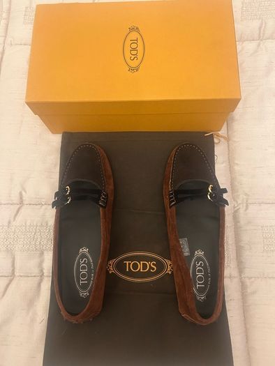 Tod's Dark Brown Loafers Brand New - size 6.5