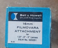 Vintage projector lens