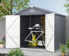 Plastic Garden Storage Shed 4 x 3ft