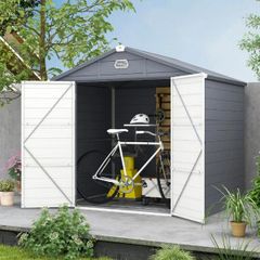 Plastic Garden Storage Shed 4 x 3ft