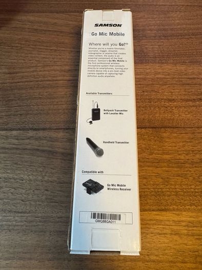 Samson Go Mic Mobile Handheld Transmitter Only