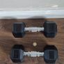two sets of dumbbells in used condition Image 10