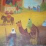 a vintage oil painting on canvas board Image 2