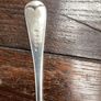Set of 8 Vintage Silver Plated Dessert Spoons Old English Pattern Image 9