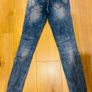 Toxic3 ripped blue denim jeans xs/6 Image 5