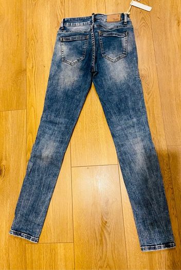 Toxic3 ripped blue denim jeans xs/6