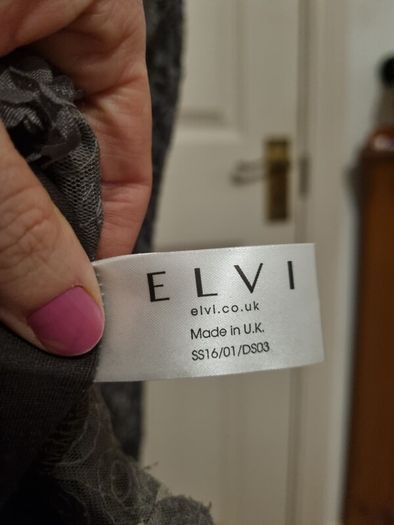 ELVI, rose textured dress