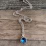 Silver Plated Swarovski Crystal Necklace Image 3
