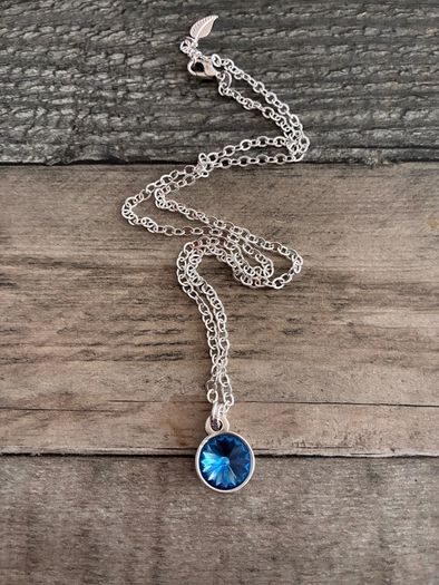 Silver Plated Swarovski Crystal Necklace