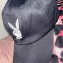 Black Playboy Cap Image 3