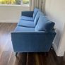 Blue 4 seater couch Image 2