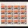 2001 Ireland Broadcasting in Ireland (celebrating television & radio) Commemorative Stamp Sheetlet Plate 1A1A1A1A Fine CDS Used with Dublin cancel of 27th February 2001 First Day of issue Image 4