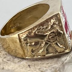silver genuine diamond ring
