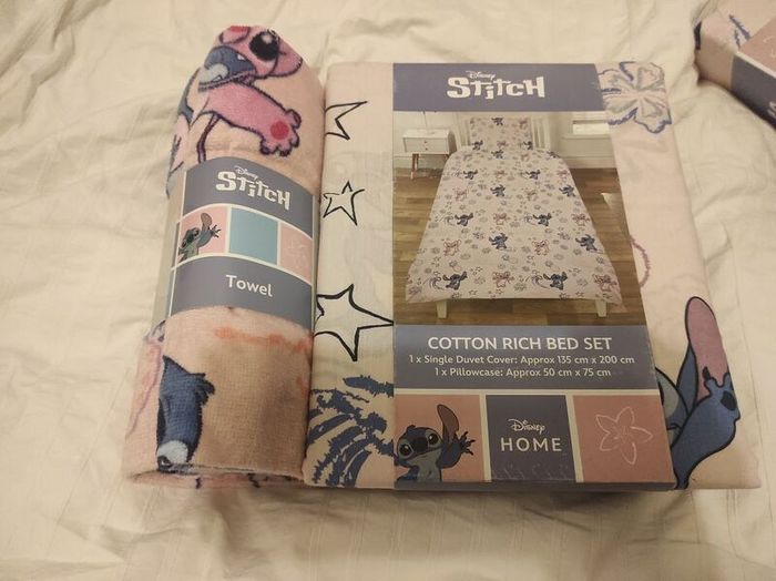 Lilo and Stitch Bed Set and Towel