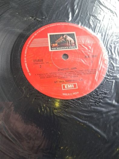 Glorious John / Sir John Barbirolli Vinyl Lp