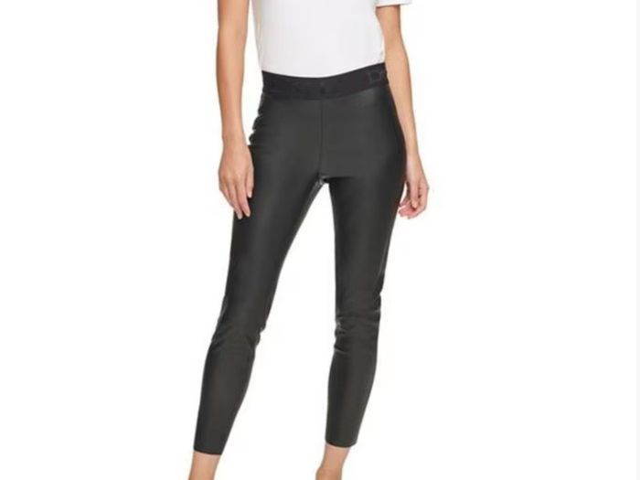 DKNY Leather Leggings Brand New