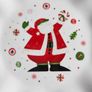 BN Christmas Santa 8" round dish Image 2