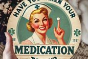 'Take your Meds' funny sign