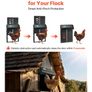 Automatic Chicken Coop Door Battery Powered Chicken Coop Door with Timer & Manual Setting Image 3