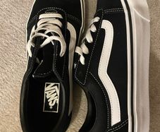 Vans Runners Black/White Canvas/Suede