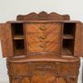 Ornate Wooden Tallboy, Highboy Storage Cabinet, 150cm Image 2