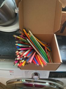coloured pencils