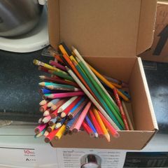 coloured pencils