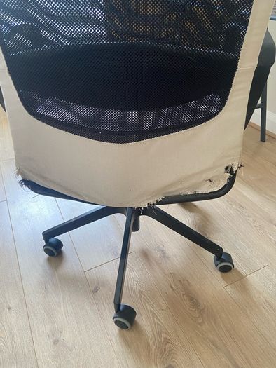 glass office table & chair