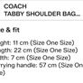 coach quilted denim tabby bag Image 10