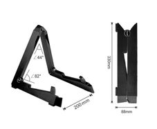 Flanger foldable metal guitar stand brand new