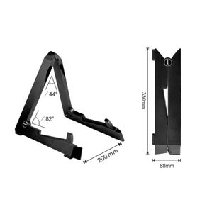 Flanger foldable metal guitar stand brand new