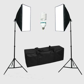 250W Photo Studio Softbox Continuous Light Kit