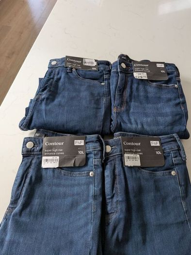 womens jeans F&F contour