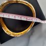 Intricate 18ct solid bangle Image 10