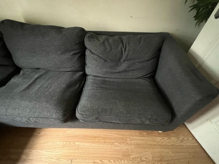 grey corner sofa