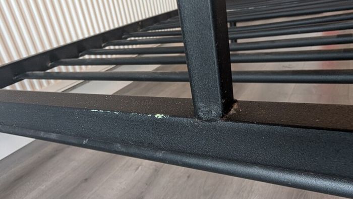 Single Metal Bed with mattress and cover