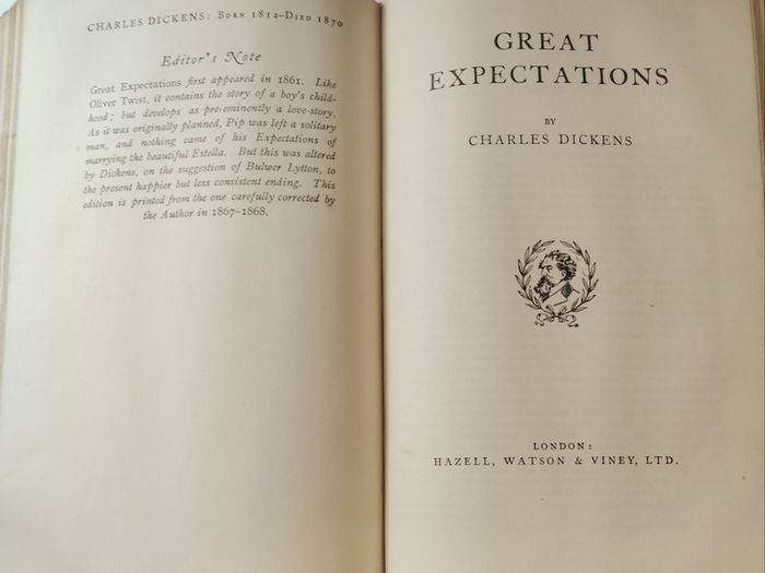 Vintage Charles Dickens collection.