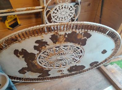 French oval table and 6 chairs
