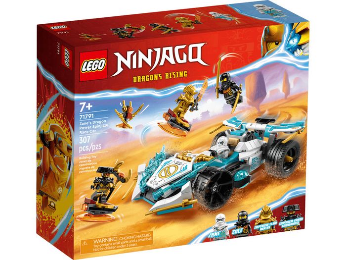 Lego set 71791 Zanes Dragon Power Spinjitzu Race Car