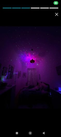 Nebula galaxy projector