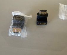 2x 90 270 Degree Right Angle Angled HDMI Male to Female Adapter Connector Cable