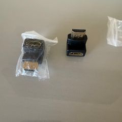 2x 90 270 Degree Right Angle Angled HDMI Male to Female Adapter Connector Cable