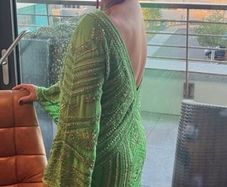 embellished mini dress