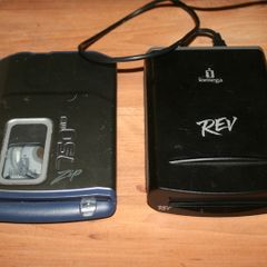 Iomega Zip 750 MB and Iomega REV Drive