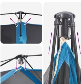 10 man pop up tent