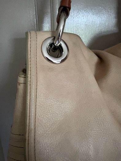 Genuine leather Orla Kiely shoulder bag with dust bag